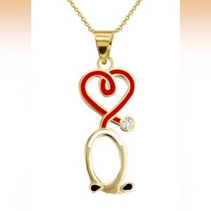 claddaugh gold stethoscope pendant with diamond